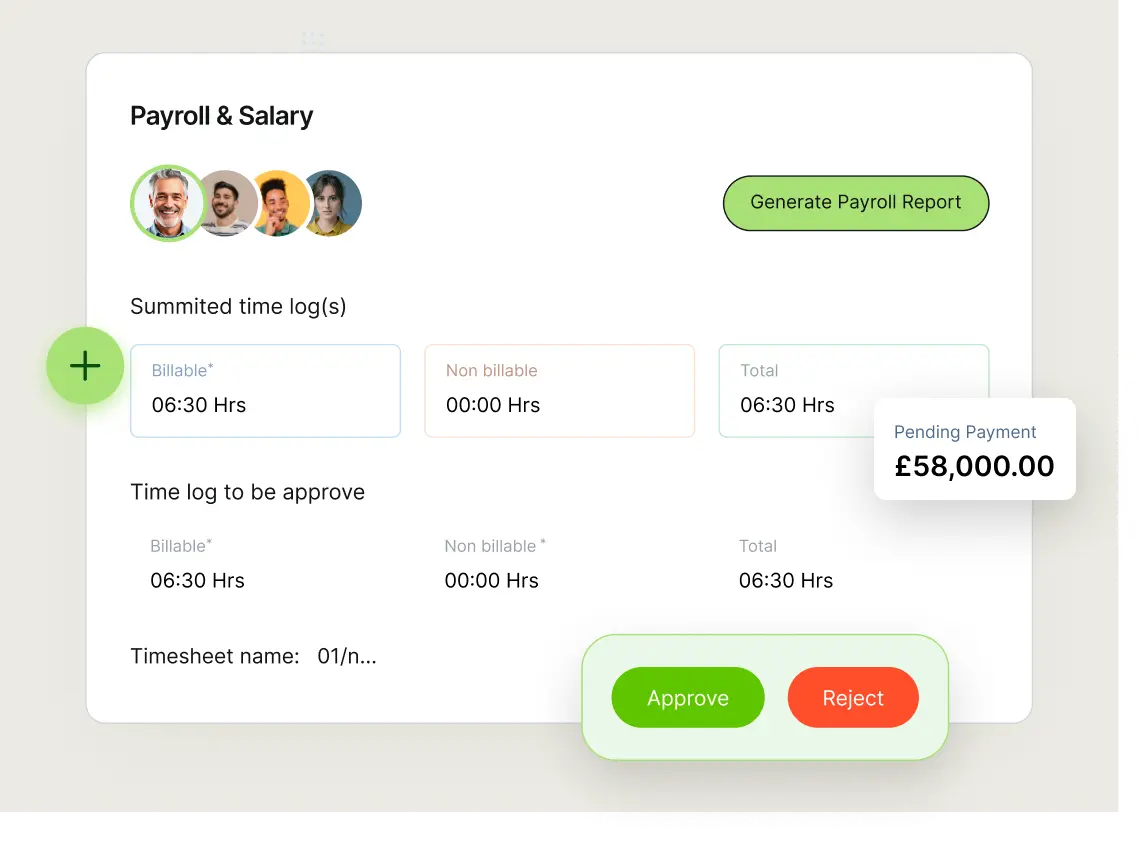 Root HR Payroll dashboard
