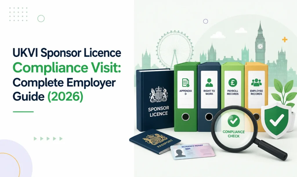 UKVI sponsor licence compliance visit