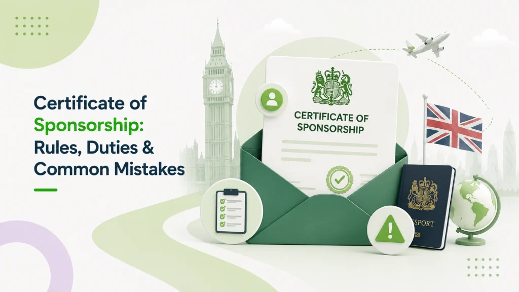 certificate of sponsorship