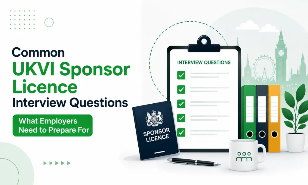 UKVI sponsor licence interview questions