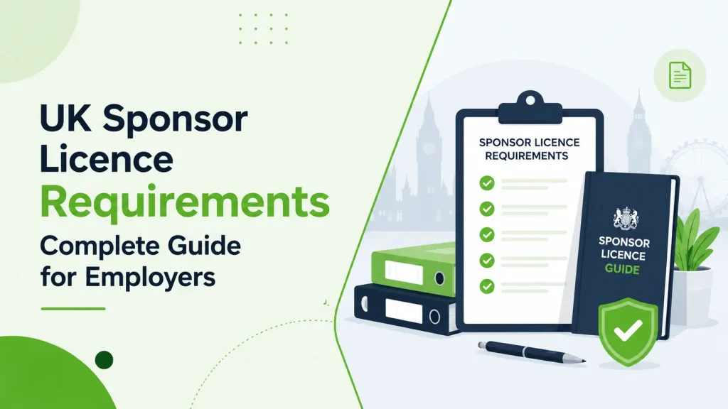 UK sponsor licence requirements